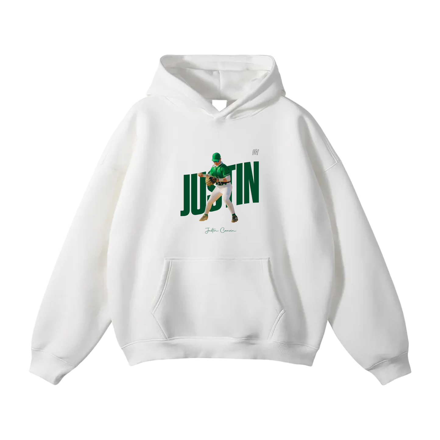 Justin Canvin Oversize Fleeced Hoodie