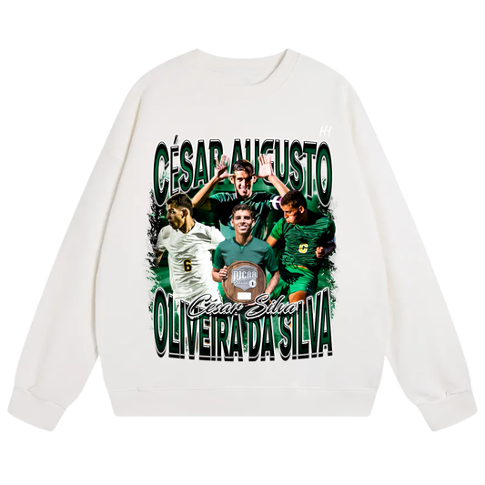 César Augusto Oliveira da Silva Heavyweight Crewneck Sweatshirt