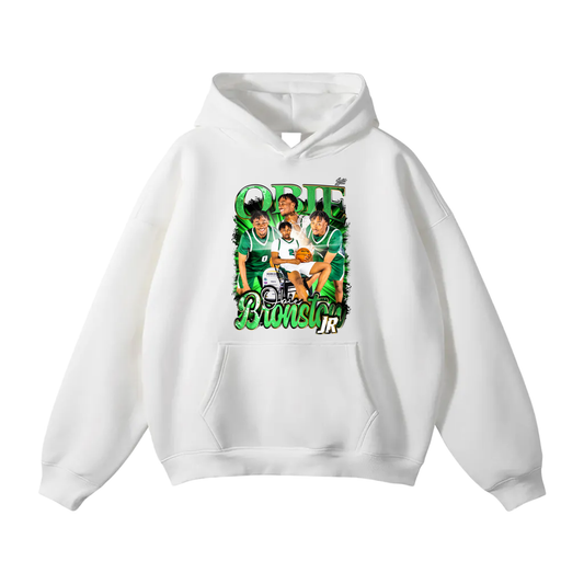 Obie Bronston Jr Oversize Fleeced Hoodie