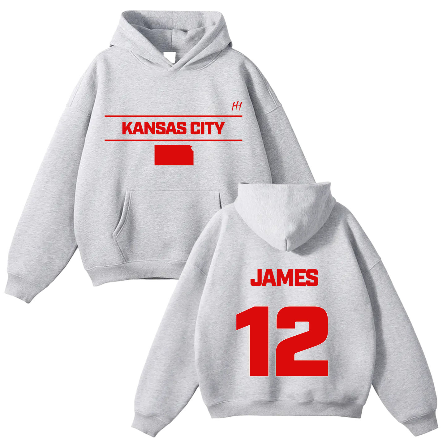 James Wakins Jr Oversize Fleeced Hoodie