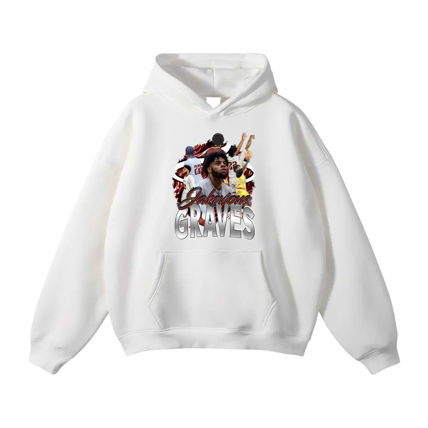 Jakevious Graves Oversize Fleeced Hoodie