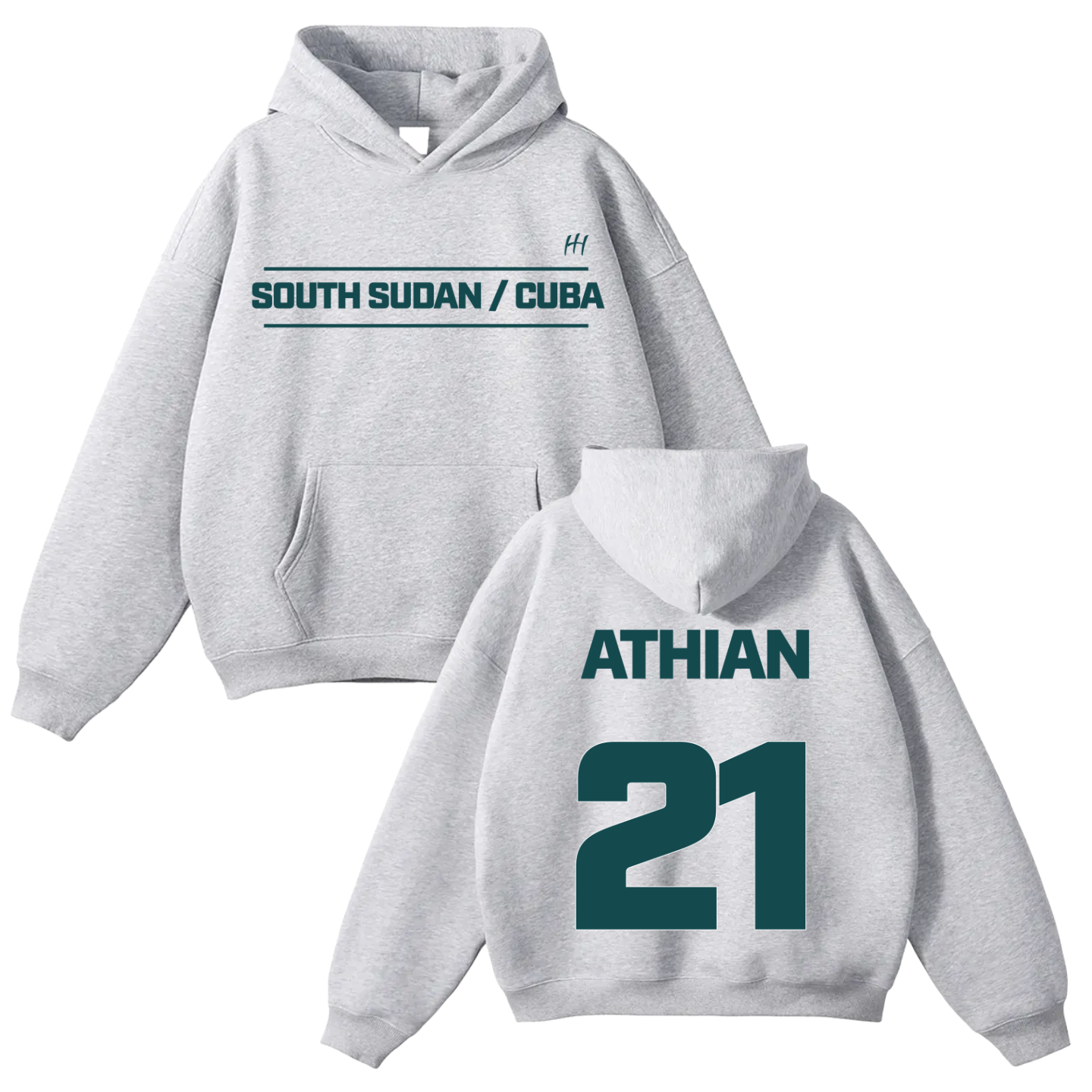 Joshua Athian Oversize Fleeced Hoodie