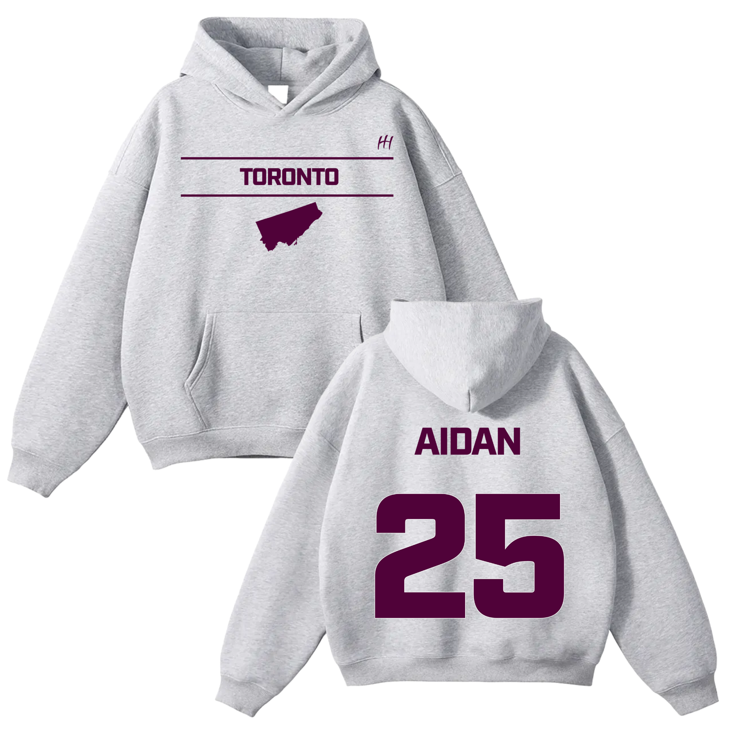 Aidan Simpsons Oversize Fleeced Hoodie