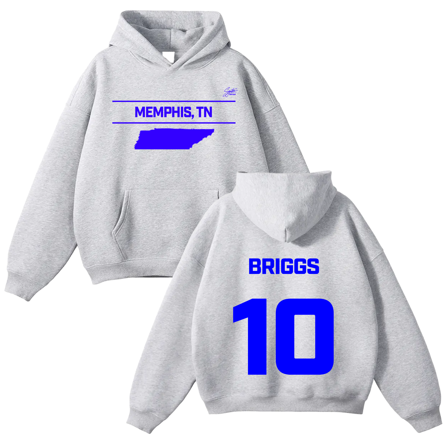 DeUndre Briggs Oversize Fleeced Hoodie