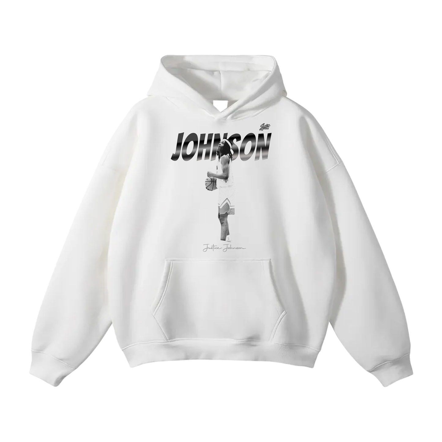Justice Johnson Oversize Fleeced Hoodie