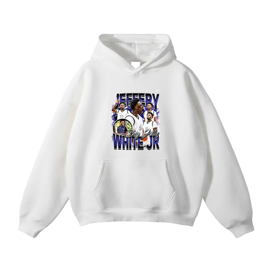 Jeffery White Jr Oversize Fleeced Hoodie