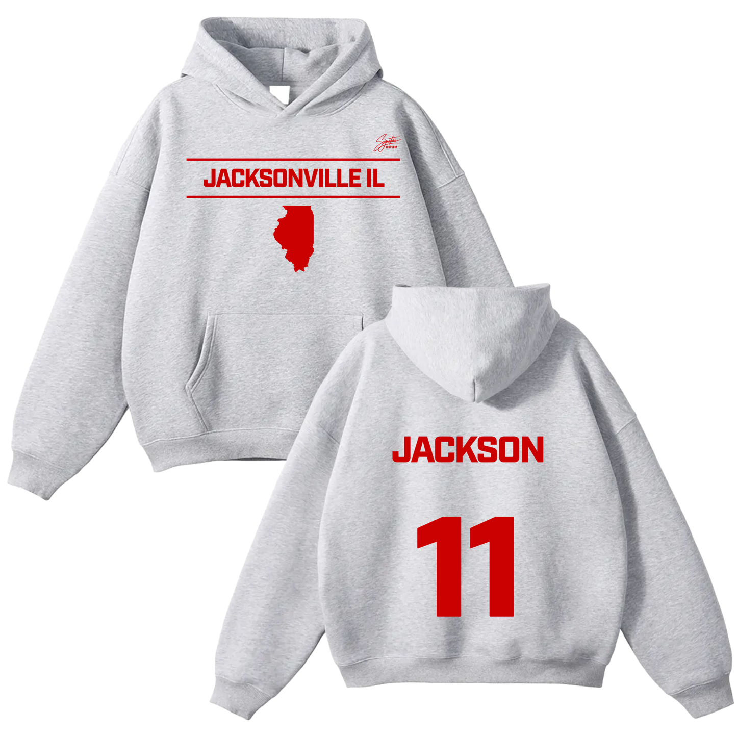 Jeremiah Jackson Oversize Fleeced Hoodie