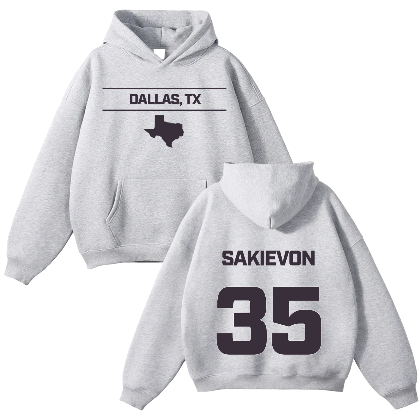 Sakievon Gordwin Oversize Fleeced Hoodie