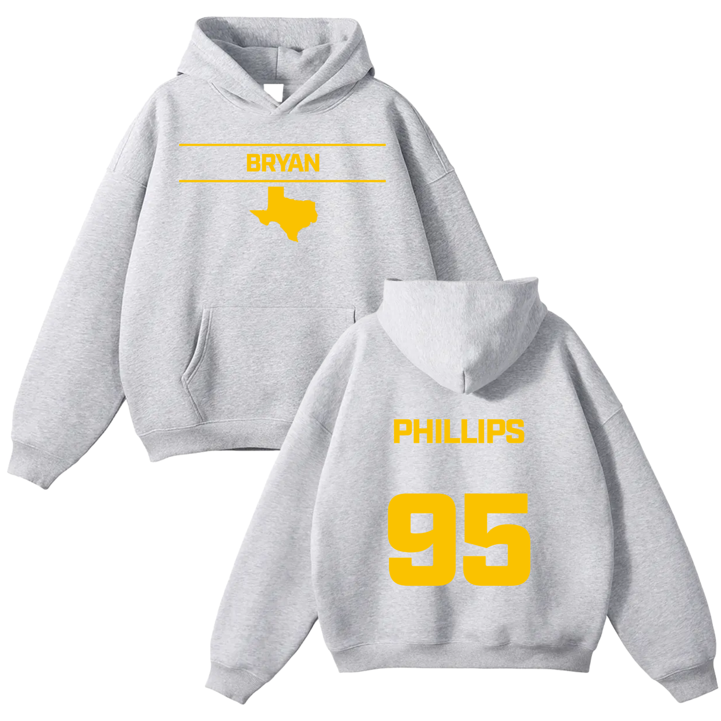Cameron Phillips Oversize Fleeced Hoodie