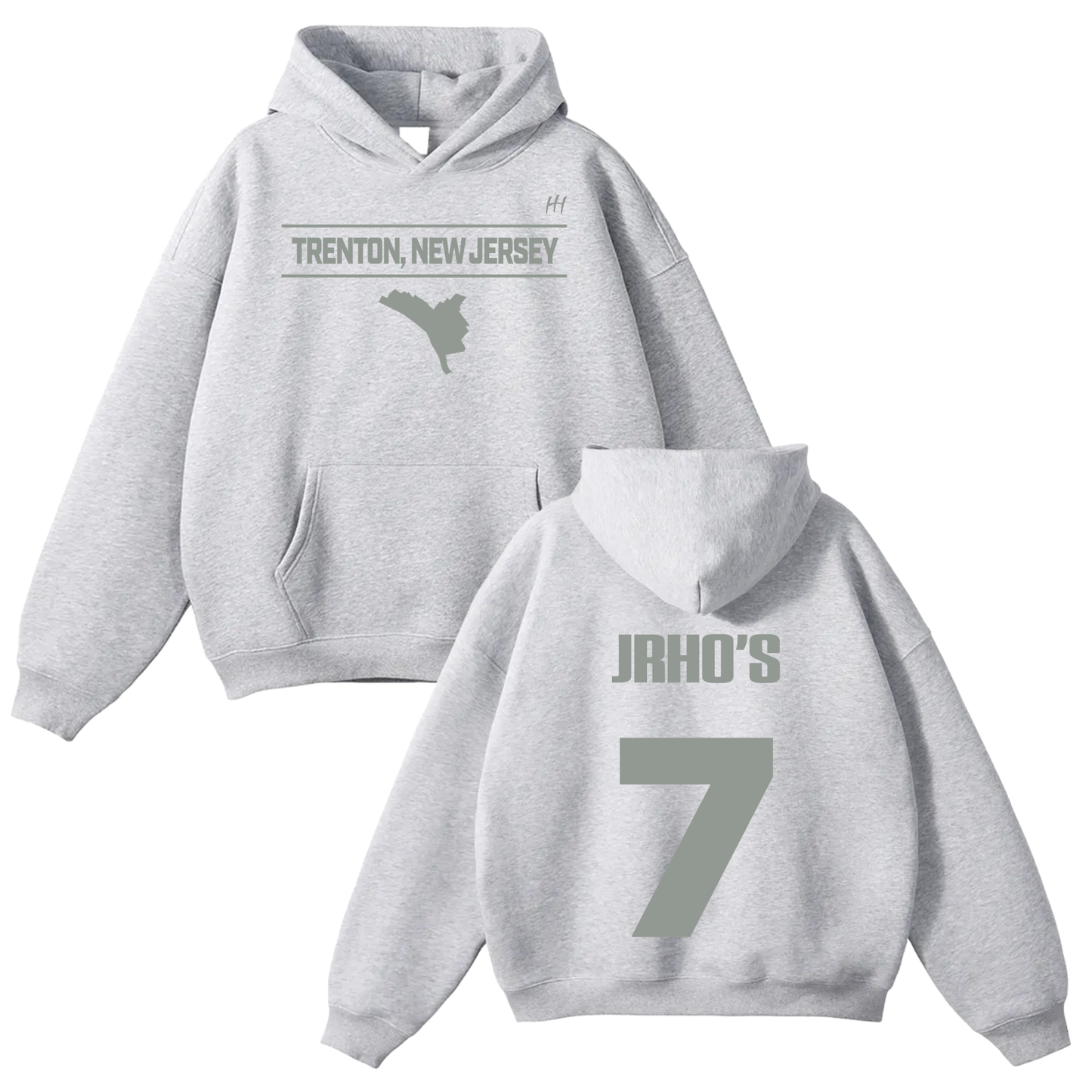 Justin Rhotan Oversize Fleeced Hoodie