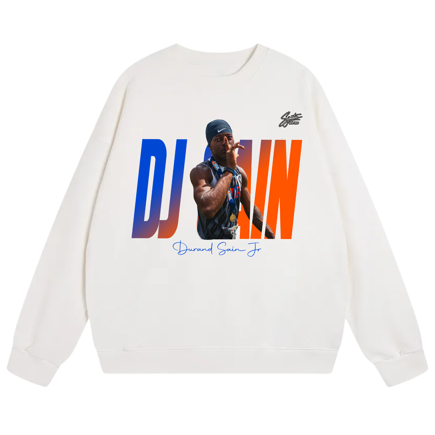 Durand Sain jr Heavyweight Crewneck Sweatshirt