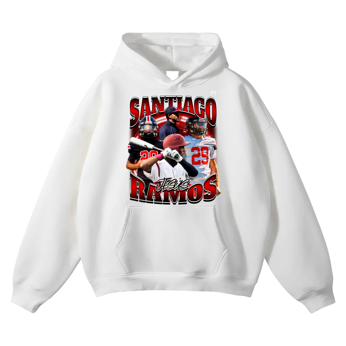 Santiago Jesús Ramos Oversize Fleeced Hoodie