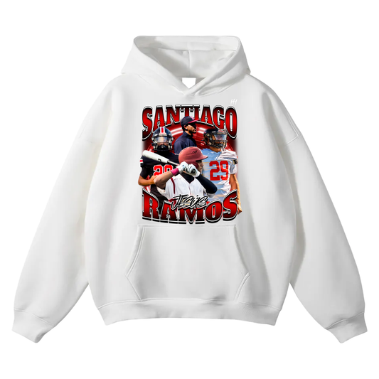 Santiago Jesús Ramos Oversize Fleeced Hoodie