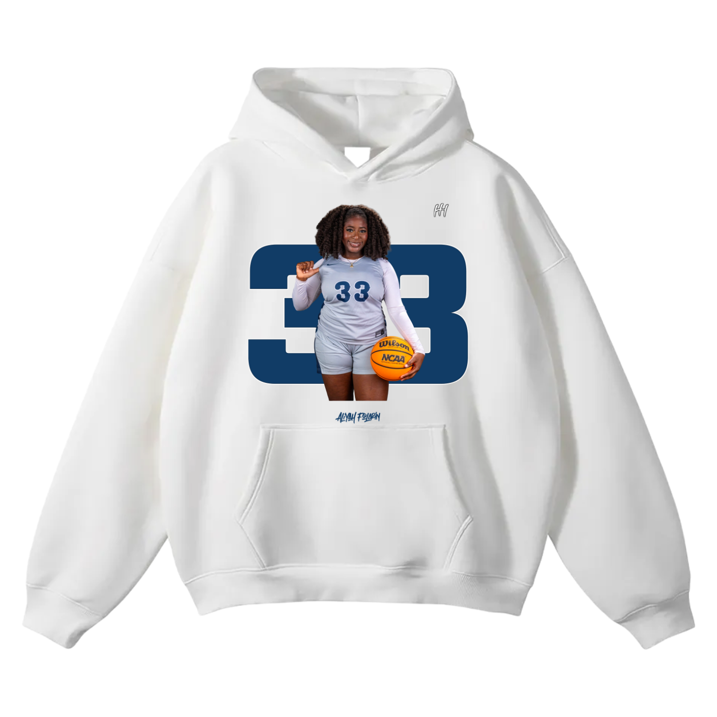 Aliyah Folarin Oversize Fleeced Hoodie