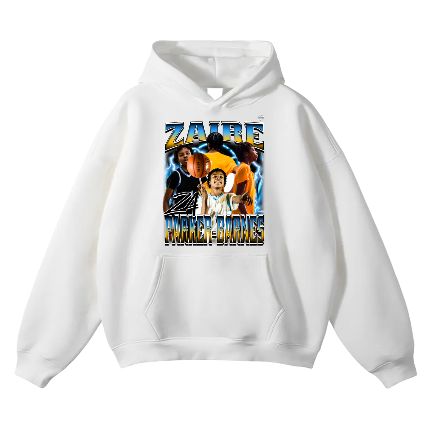 Zaire Parker-Barnes Oversize Fleeced Hoodie