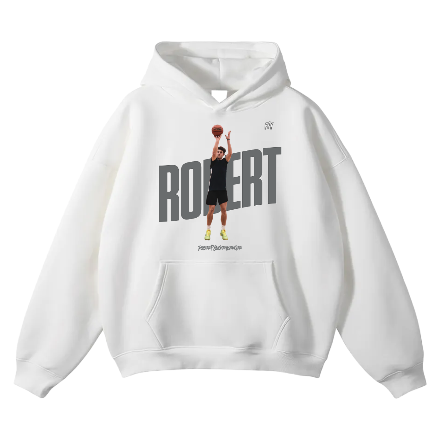 Robert  Ruckenberger Oversize Fleeced Hoodie