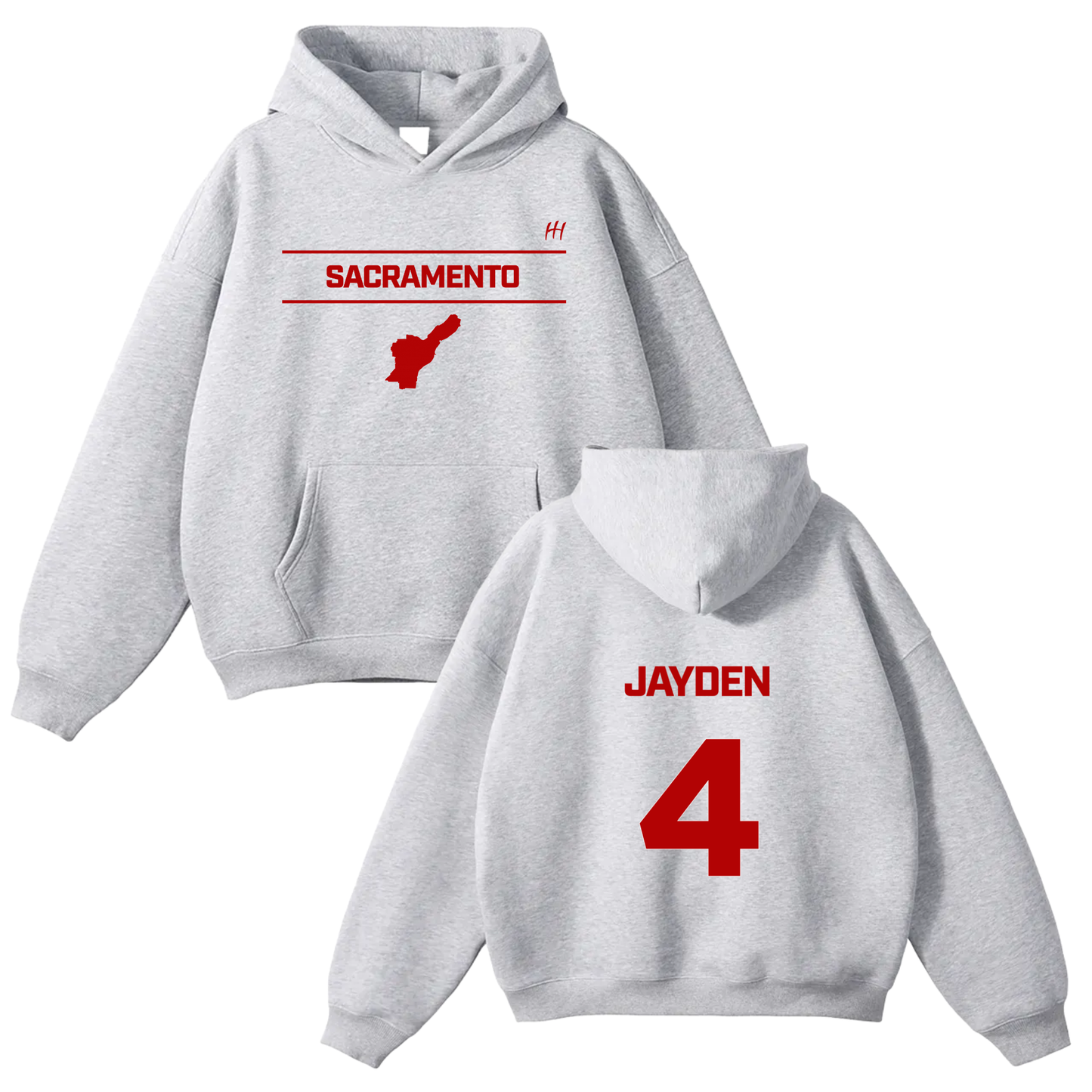 Jayden Murrey Oversize Fleeced Hoodie