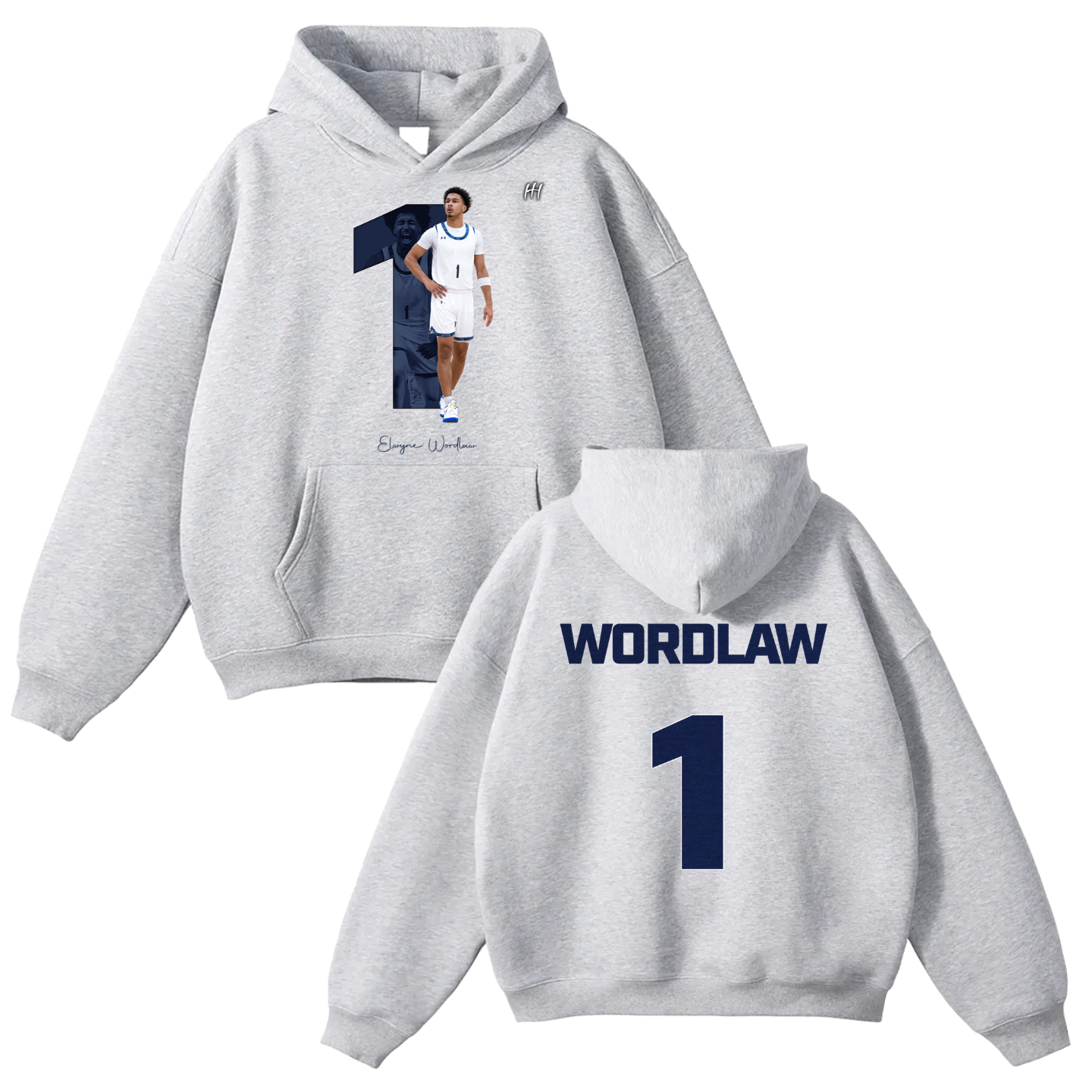 Elwyne Wordlaw Oversize Fleeced Hoodie