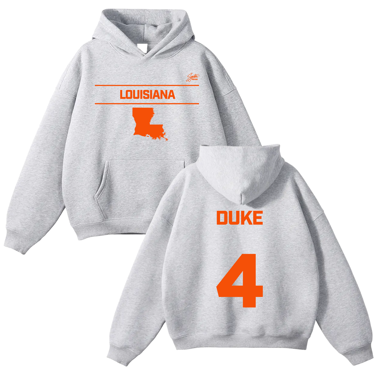 Duke Battiste Oversize Fleeced Hoodie