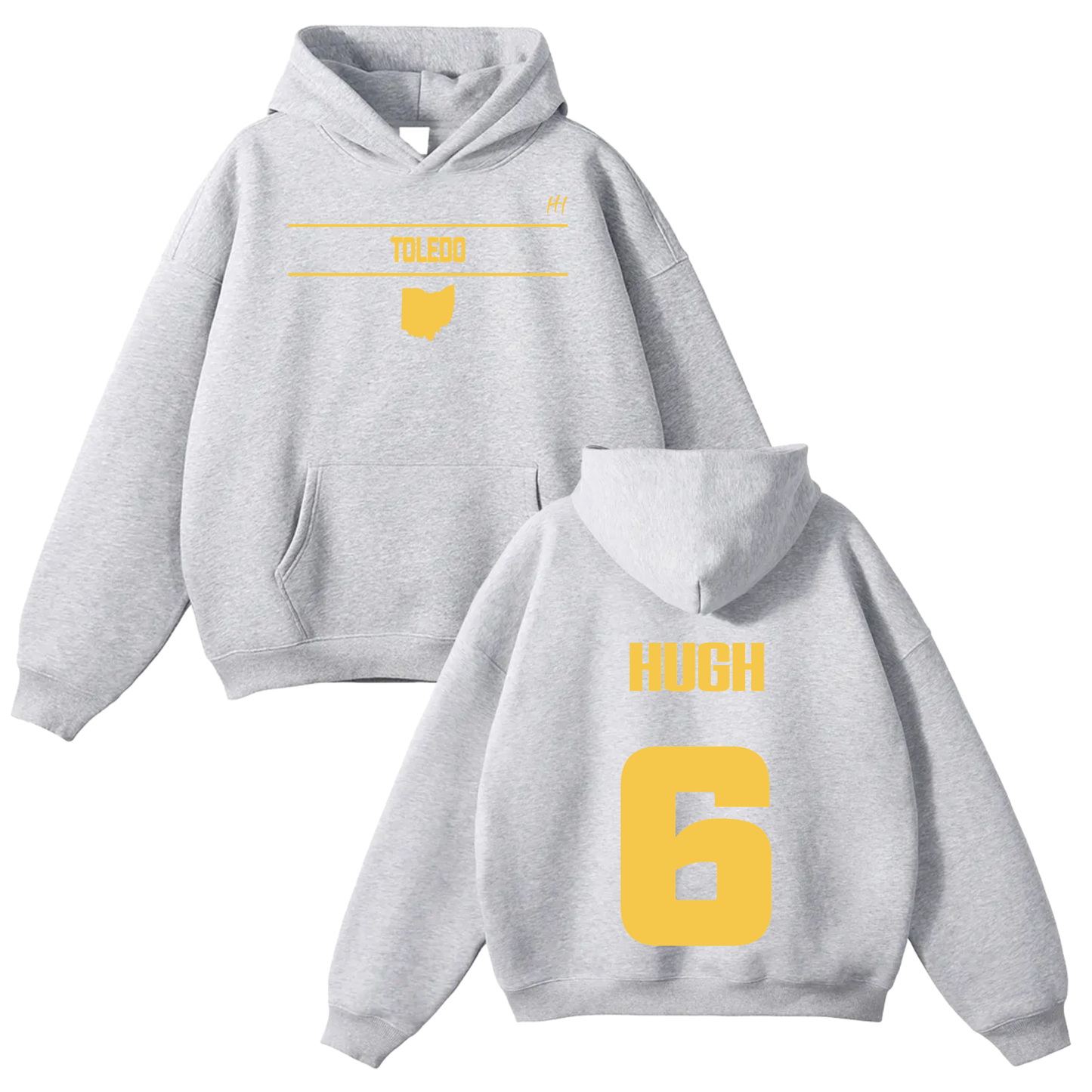 Hugh Riley Oversize Fleeced Hoodie