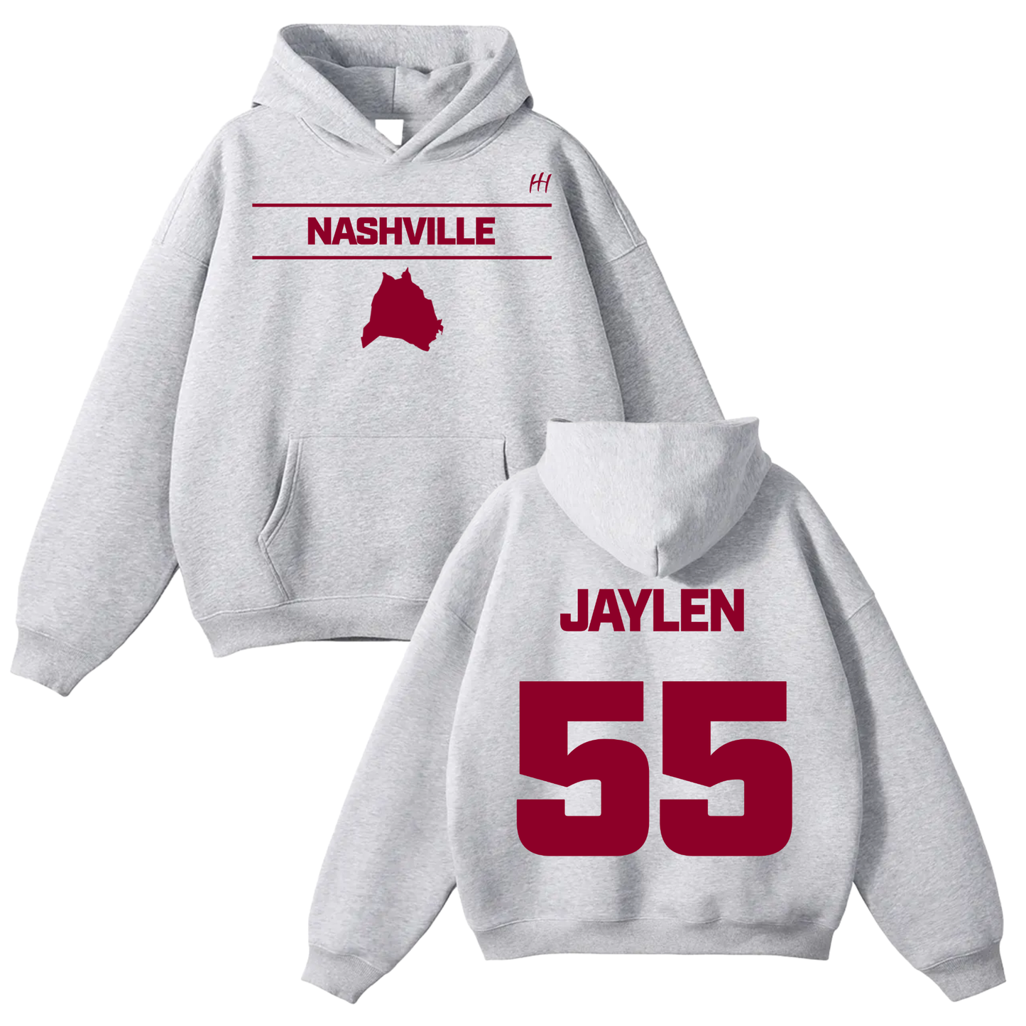 Jaylen Hodges Oversize Fleeced Hoodie