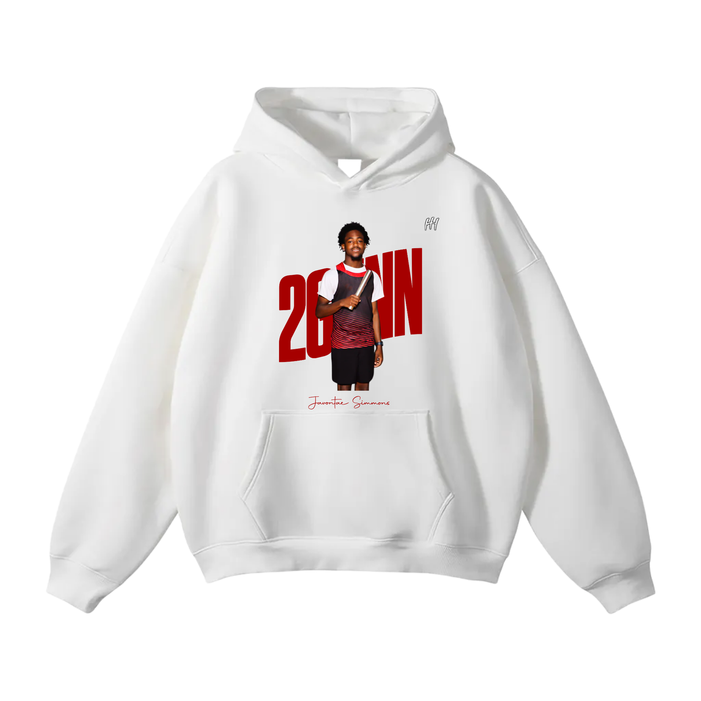 Javontae Simmons Oversize Fleeced Hoodie