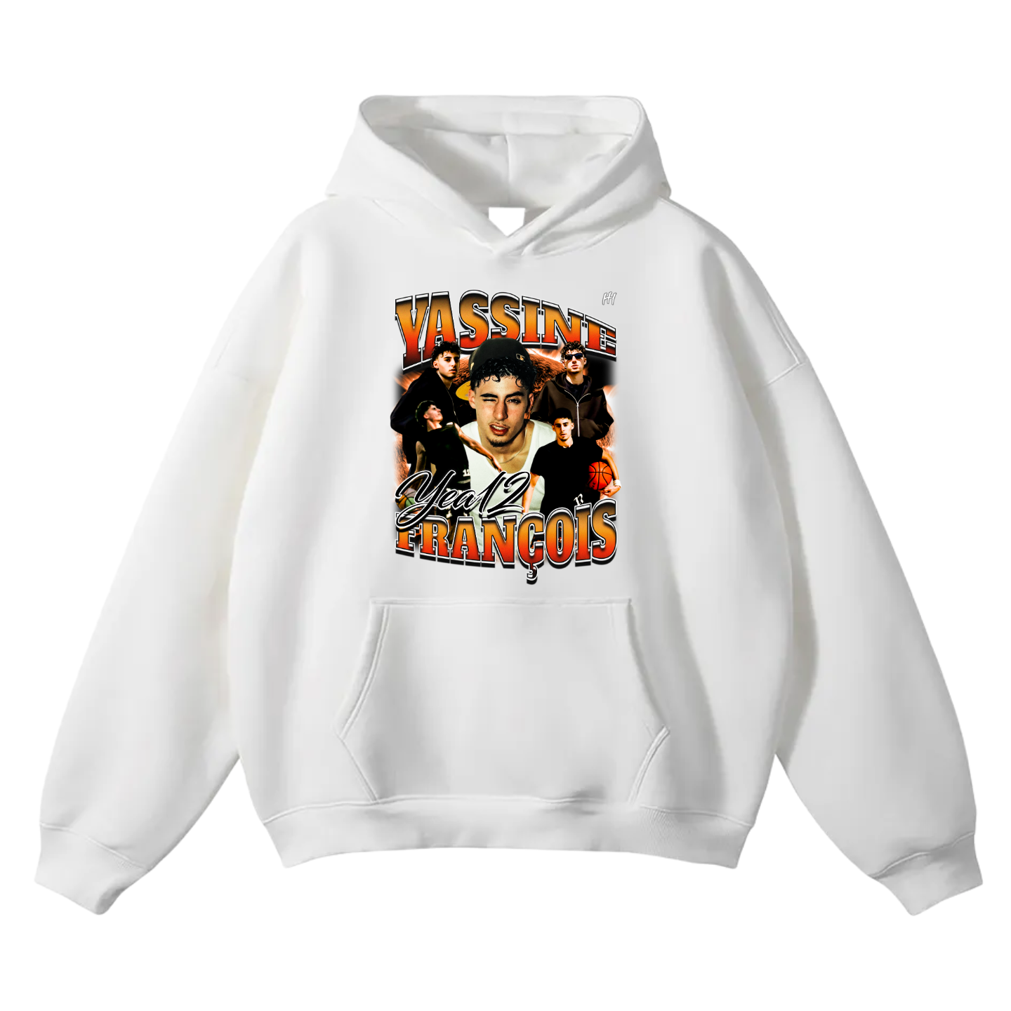 Yassine François Oversize Fleeced Hoodie