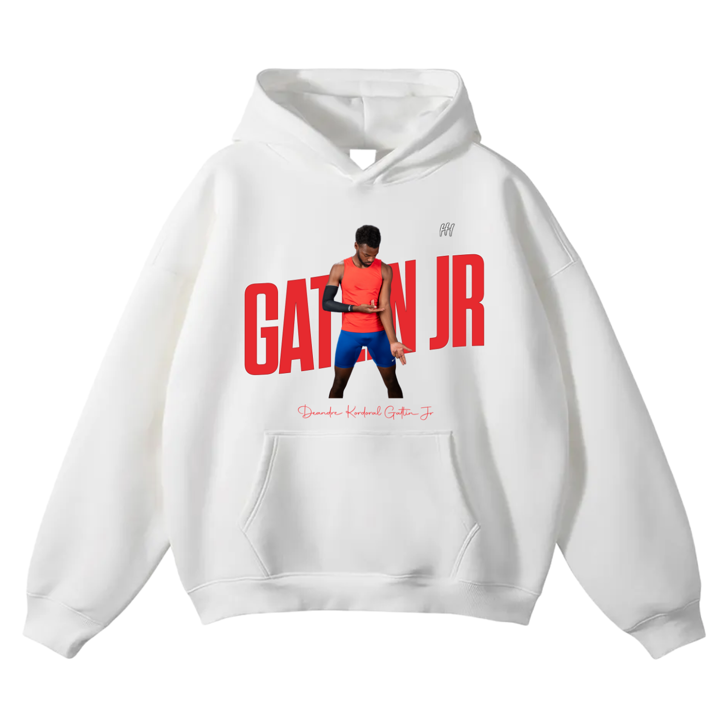 Deandre Kordoral Gatlin Jr Oversize Fleeced Hoodie