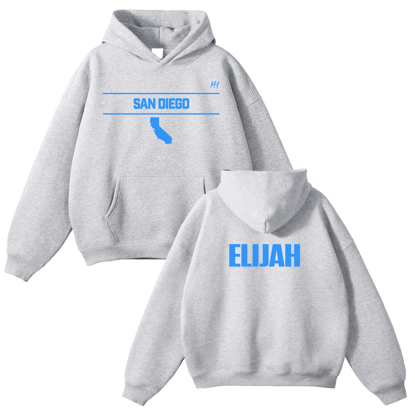 Elijah Thornton Oversize Fleeced Hoodie