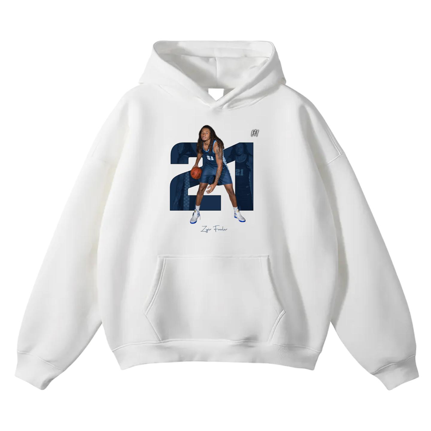 Zyir Fowler Oversize Fleeced Hoodie