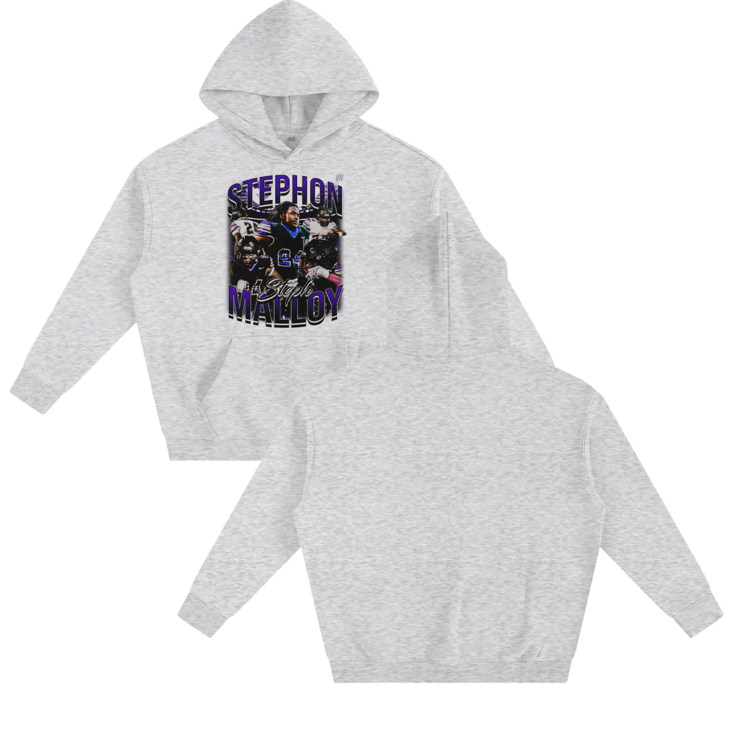 Stephon Malloy Oversize Fleeced Hoodie