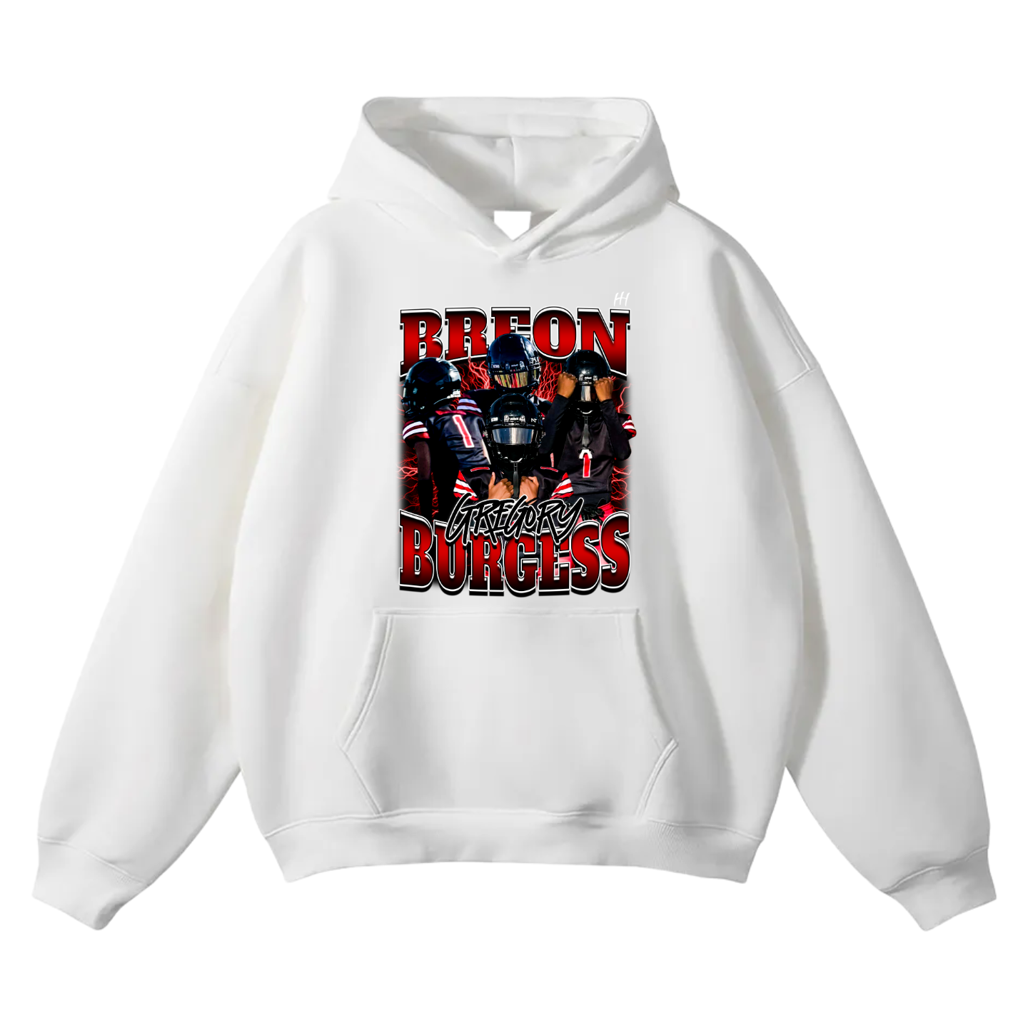 Breon Gregory Burgess Oversize Fleeced Hoodie