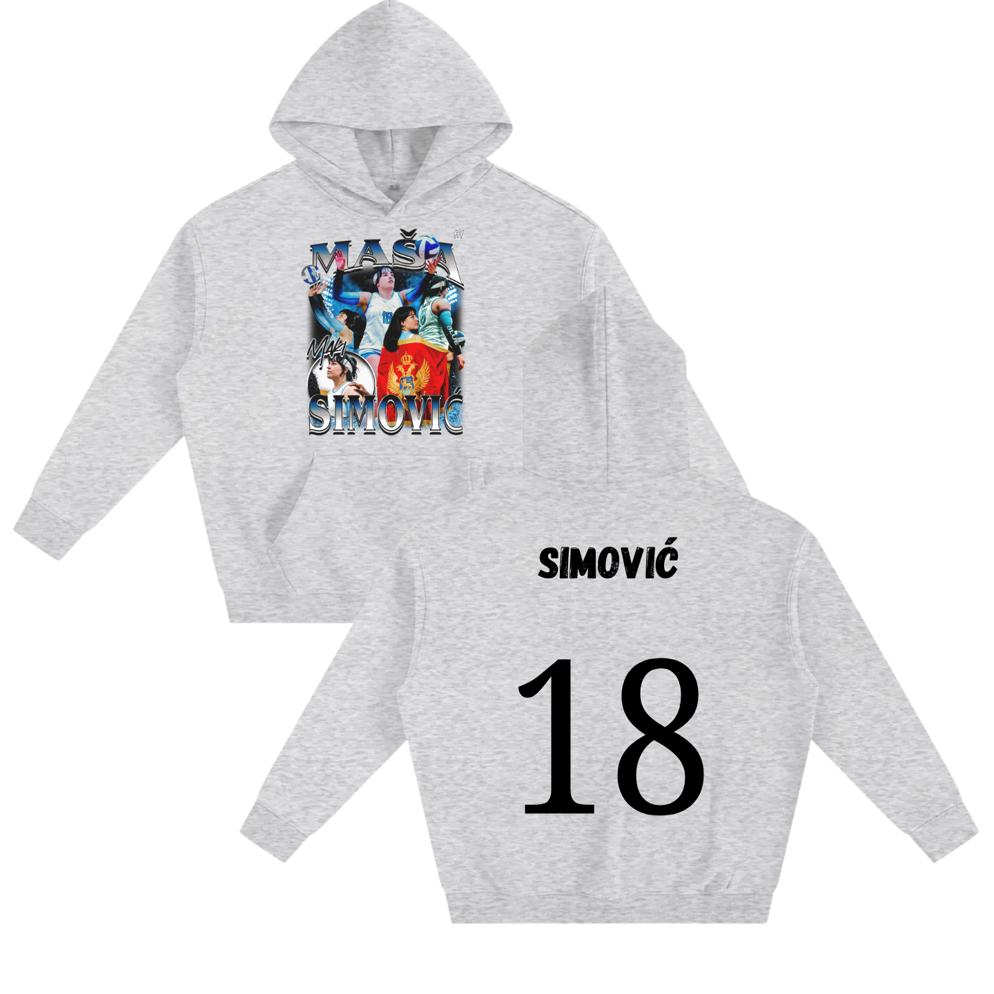 Masa Simovic Oversize Fleeced Hoodie