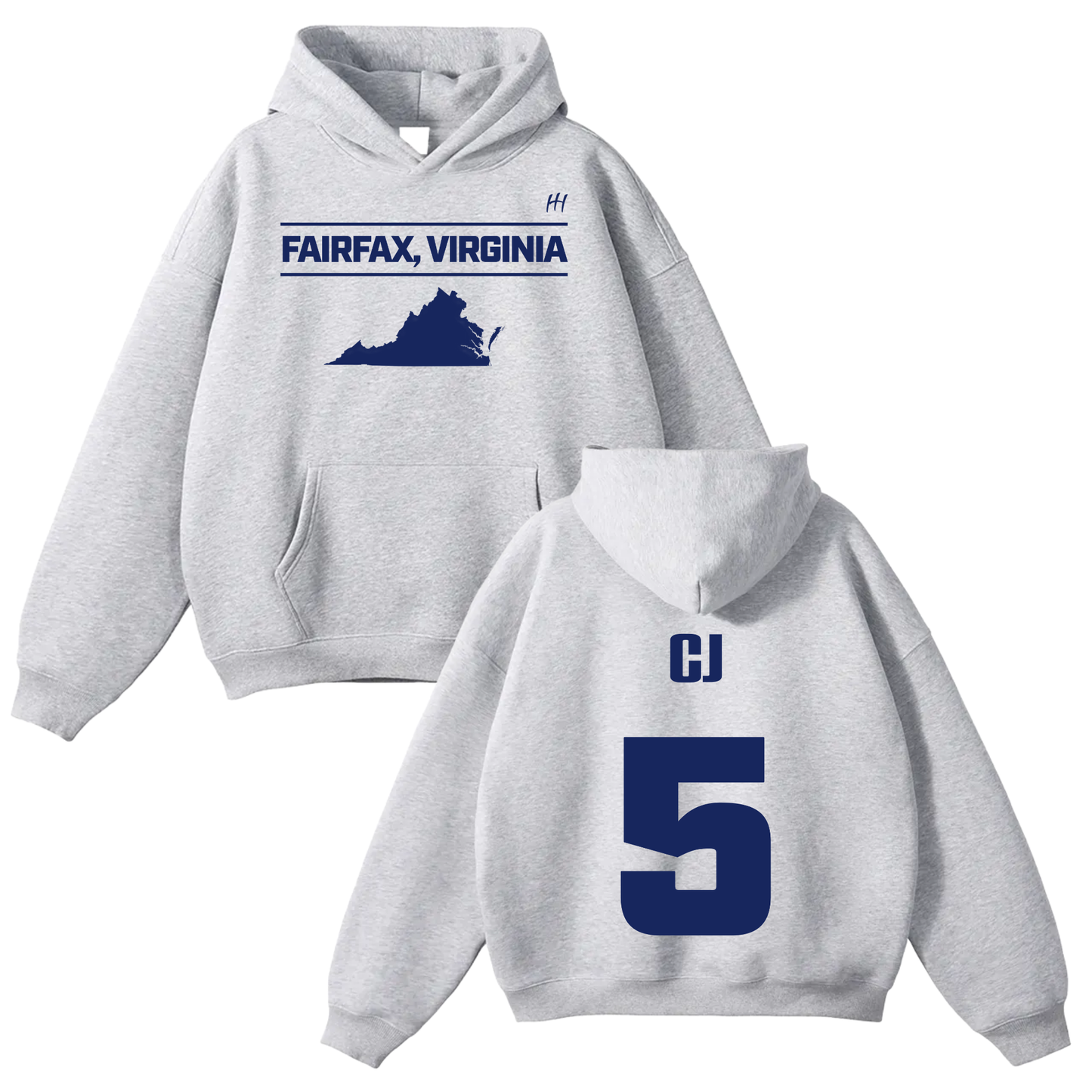 Clyde Harris Jr Oversize Fleeced Hoodie