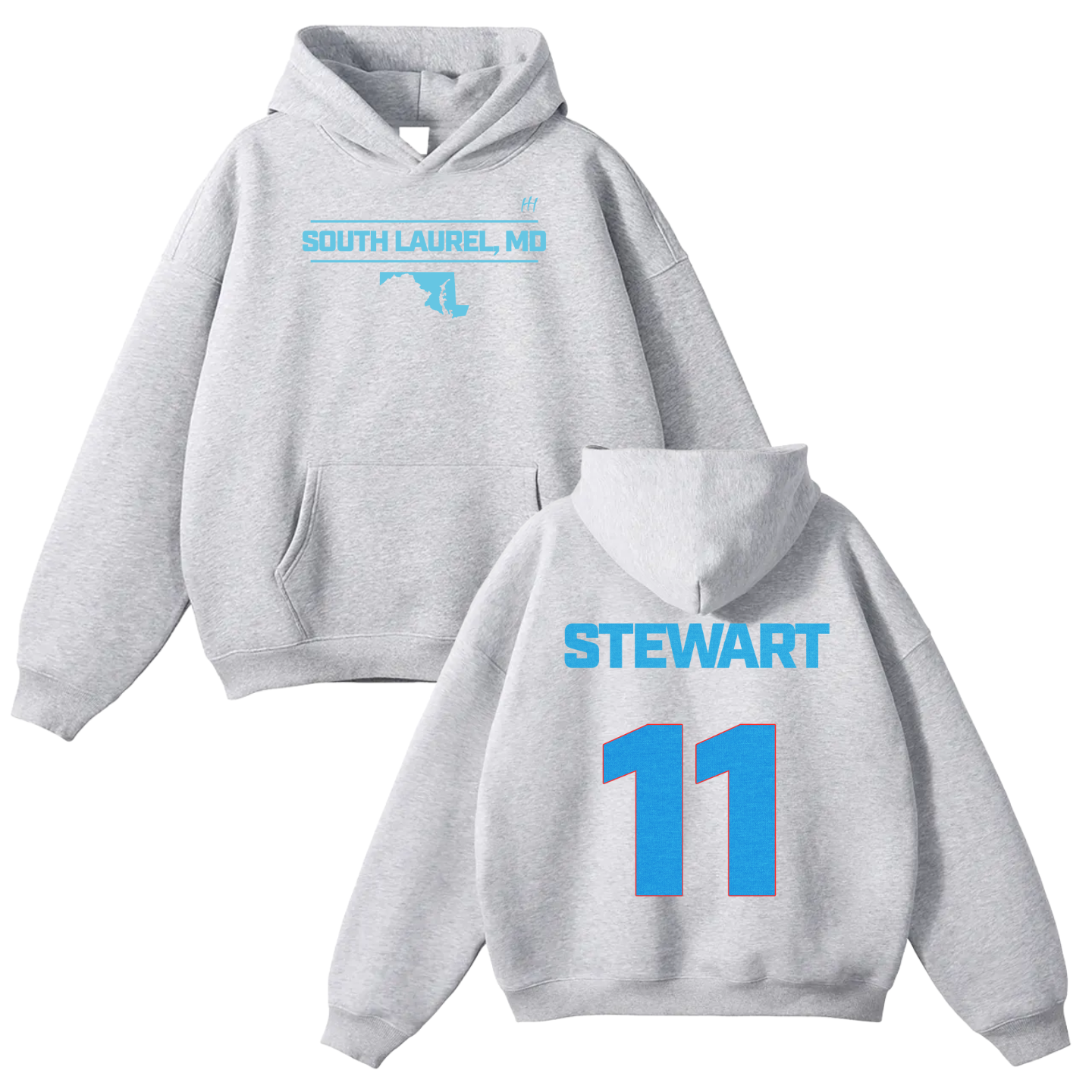 Nathan Stewart  Oversize Fleeced Hoodie