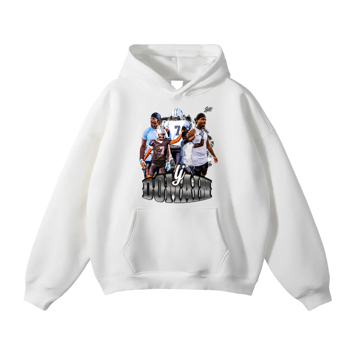 lj domain Oversize Fleeced Hoodie