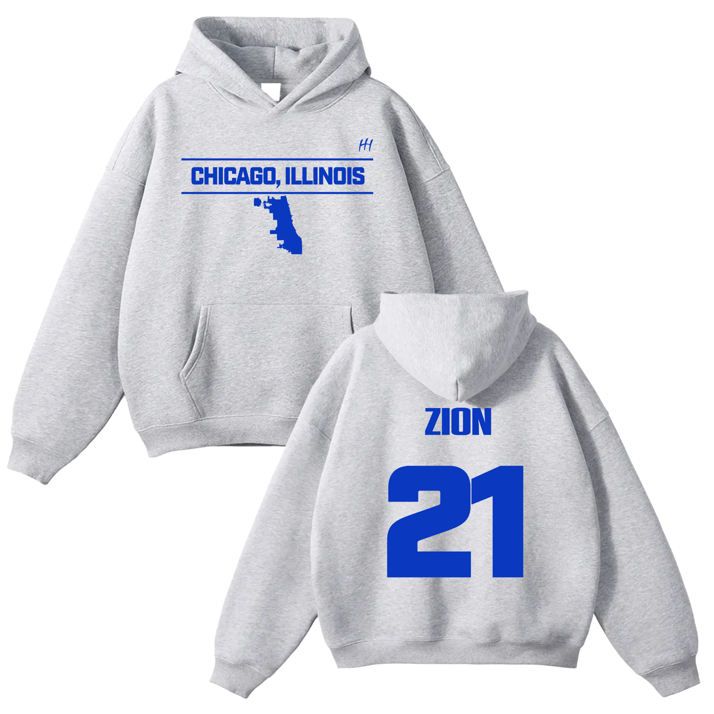 Zion Washington Oversize Fleeced Hoodie