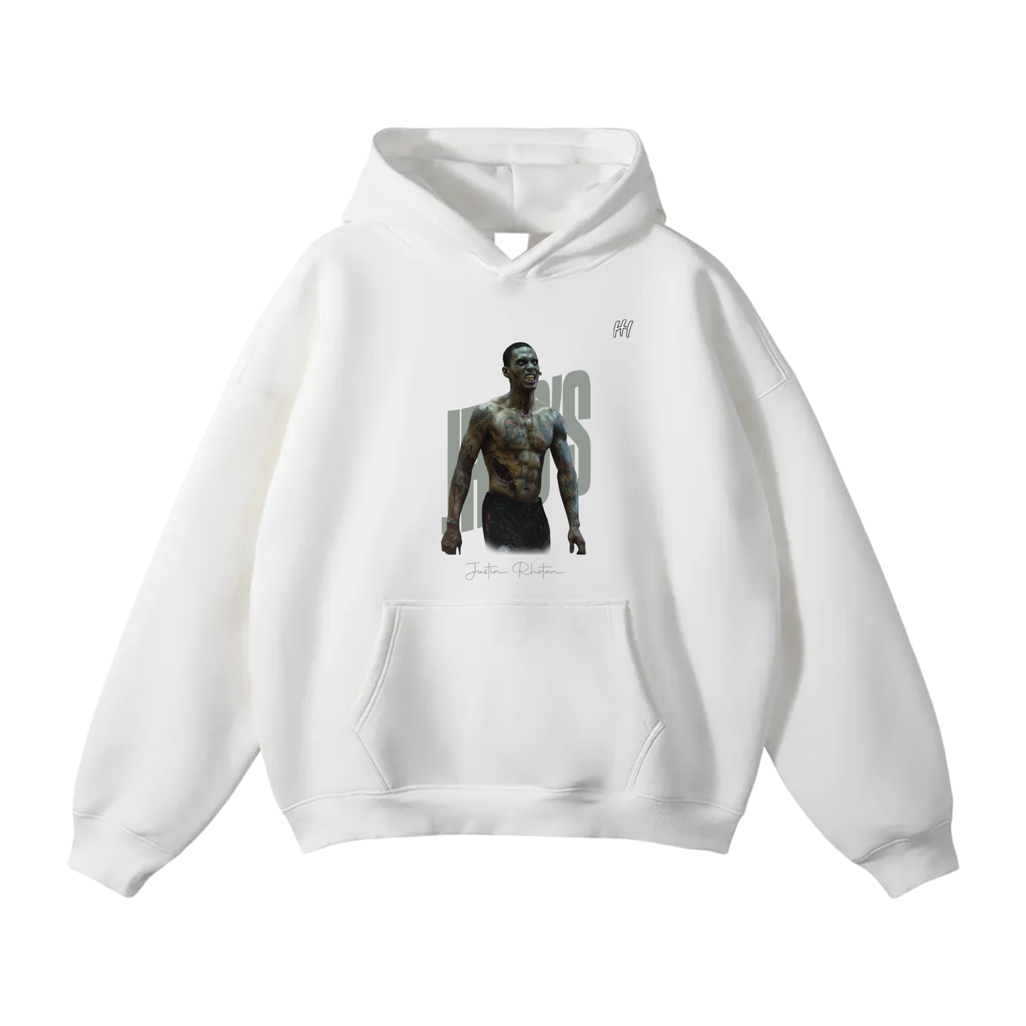Justin Rhotan Oversize Fleeced Hoodie