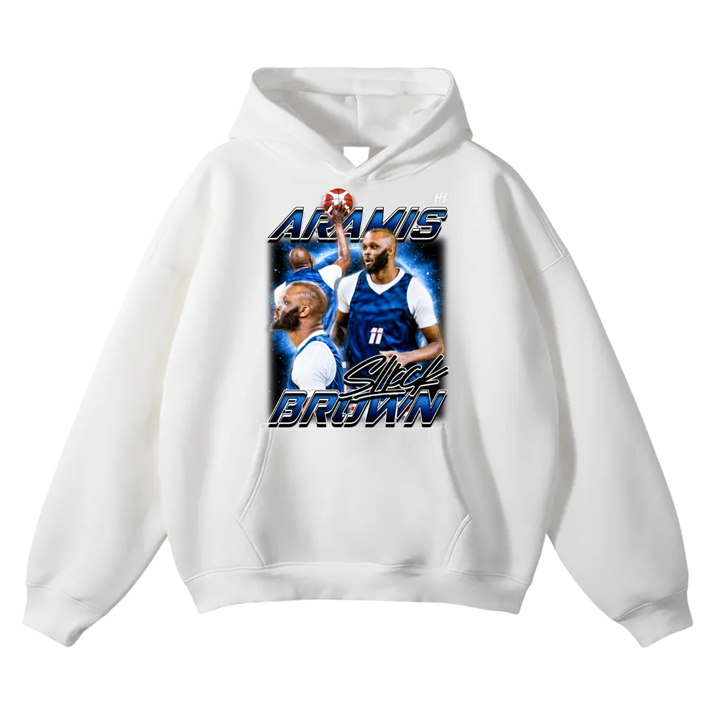 Aramis Brown Oversize Fleeced Hoodie
