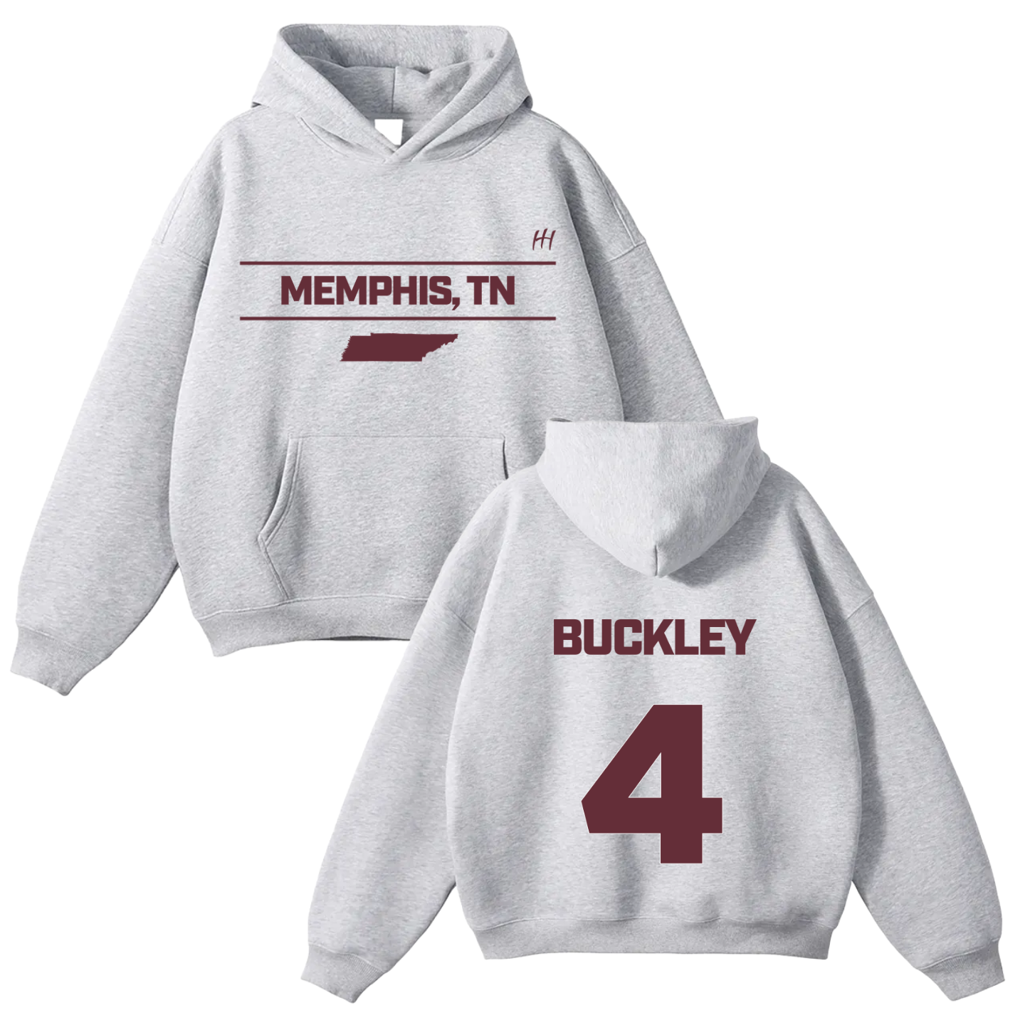 Jordyin Buckley Oversize Fleeced Hoodie