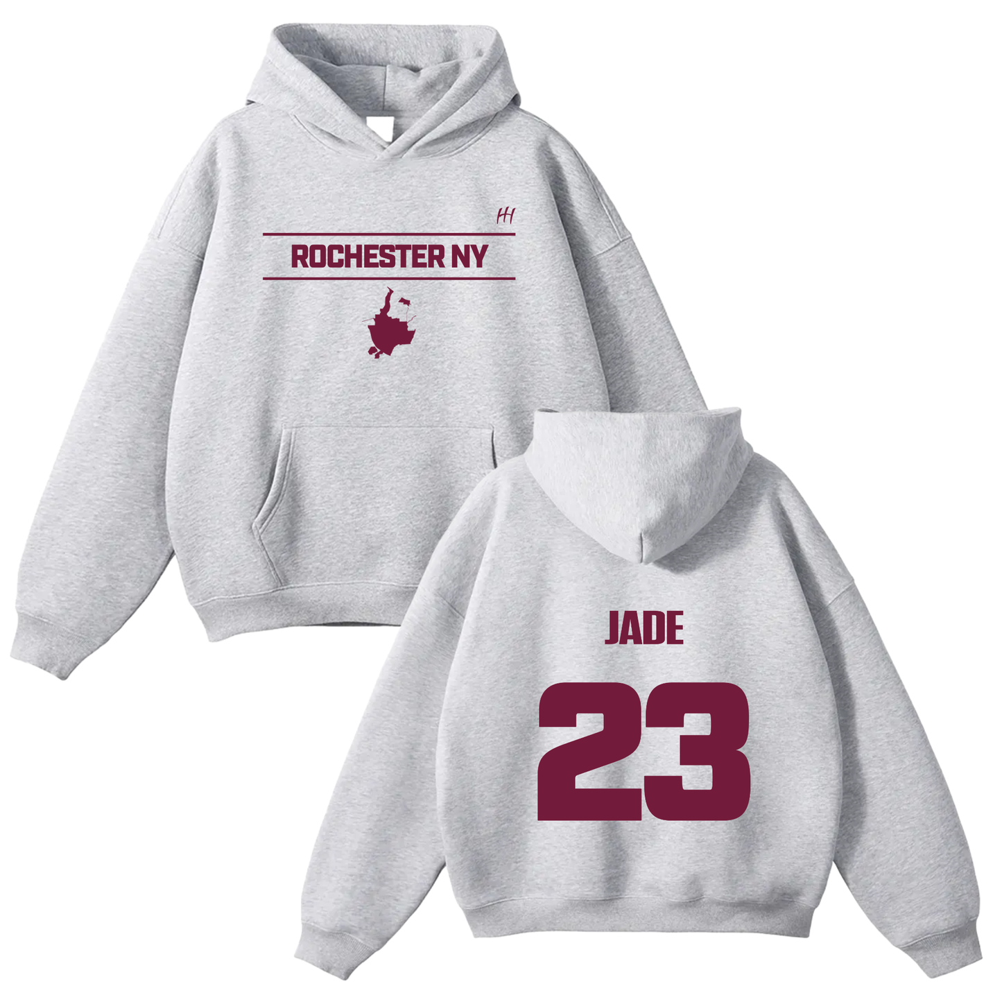 Jade Harvey Oversize Fleeced Hoodie
