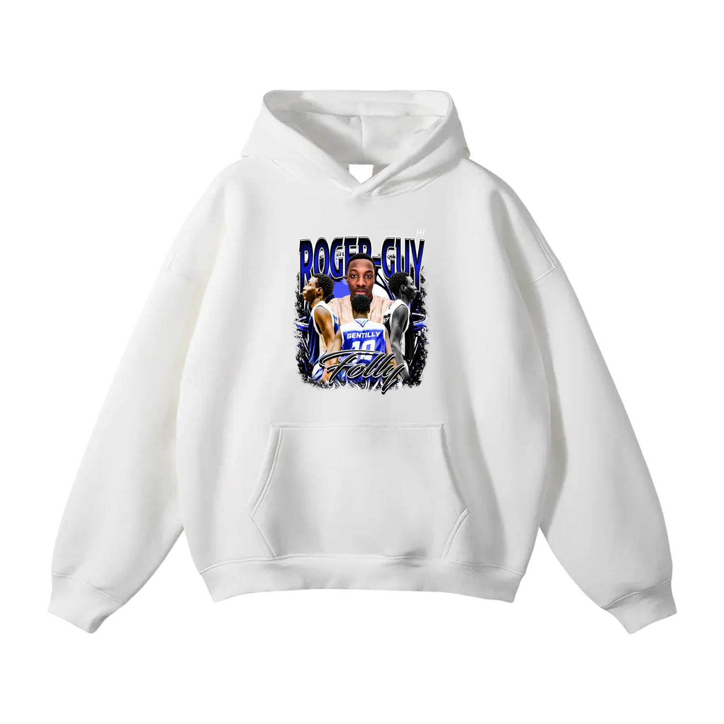 Roger-Guy Oversize Fleeced Hoodie