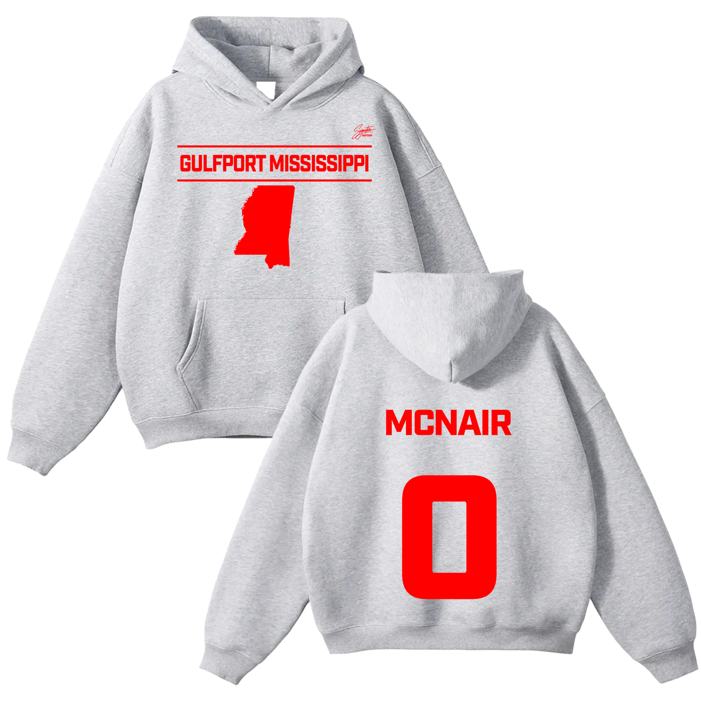 Jeremiah McNair Oversize Fleeced Hoodie