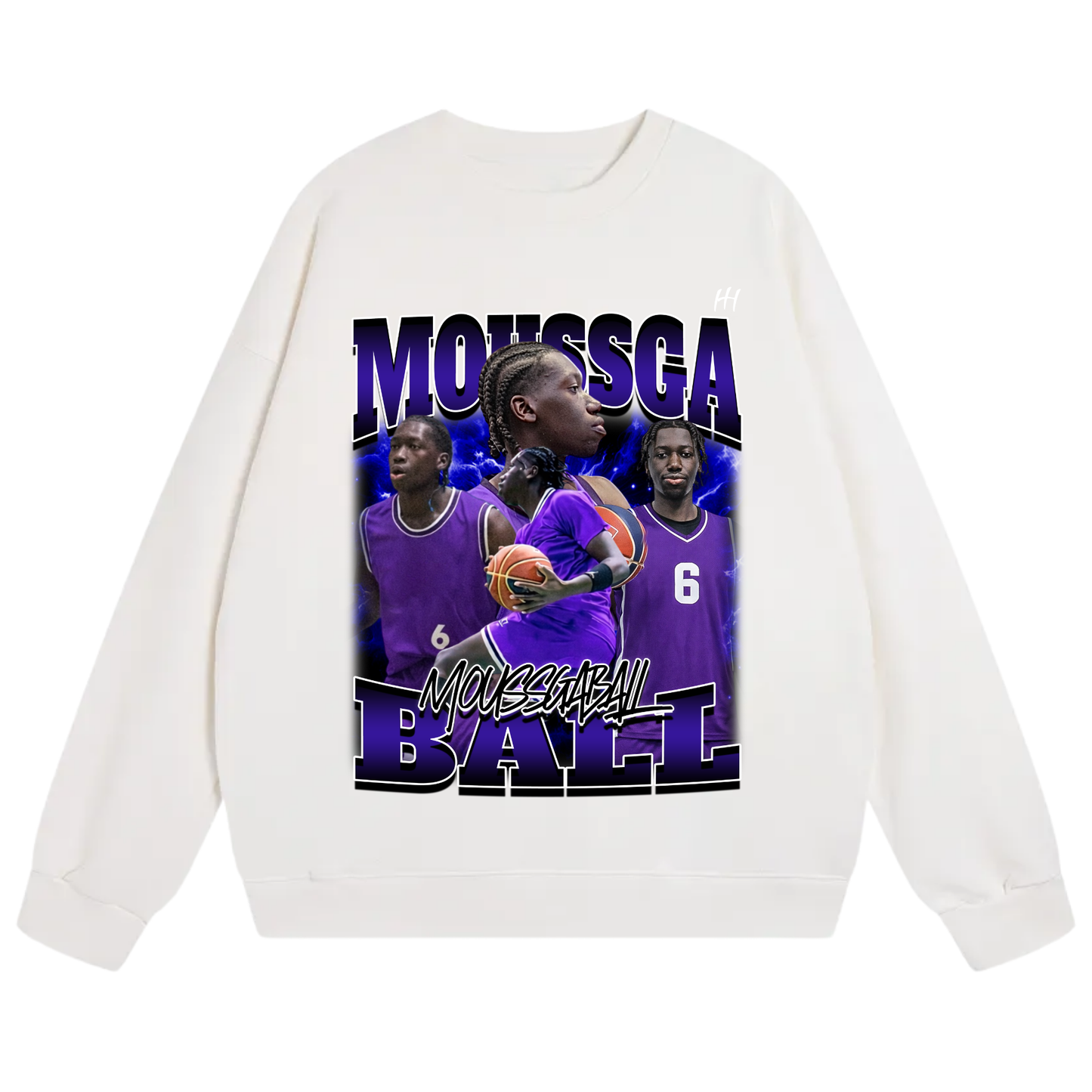Moussga Ball Heavyweight Crewneck Sweatshirt