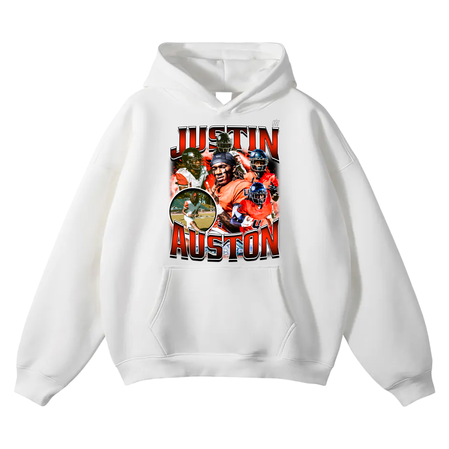 Justin Auston Oversize Fleeced Hoodie