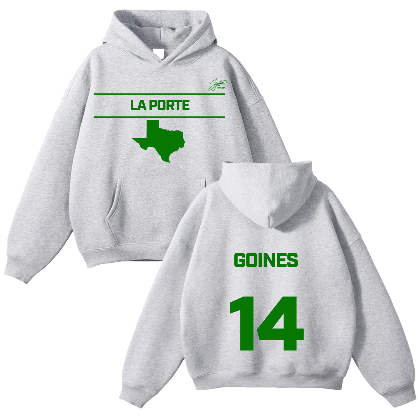 James Goines Oversize Fleeced Hoodie