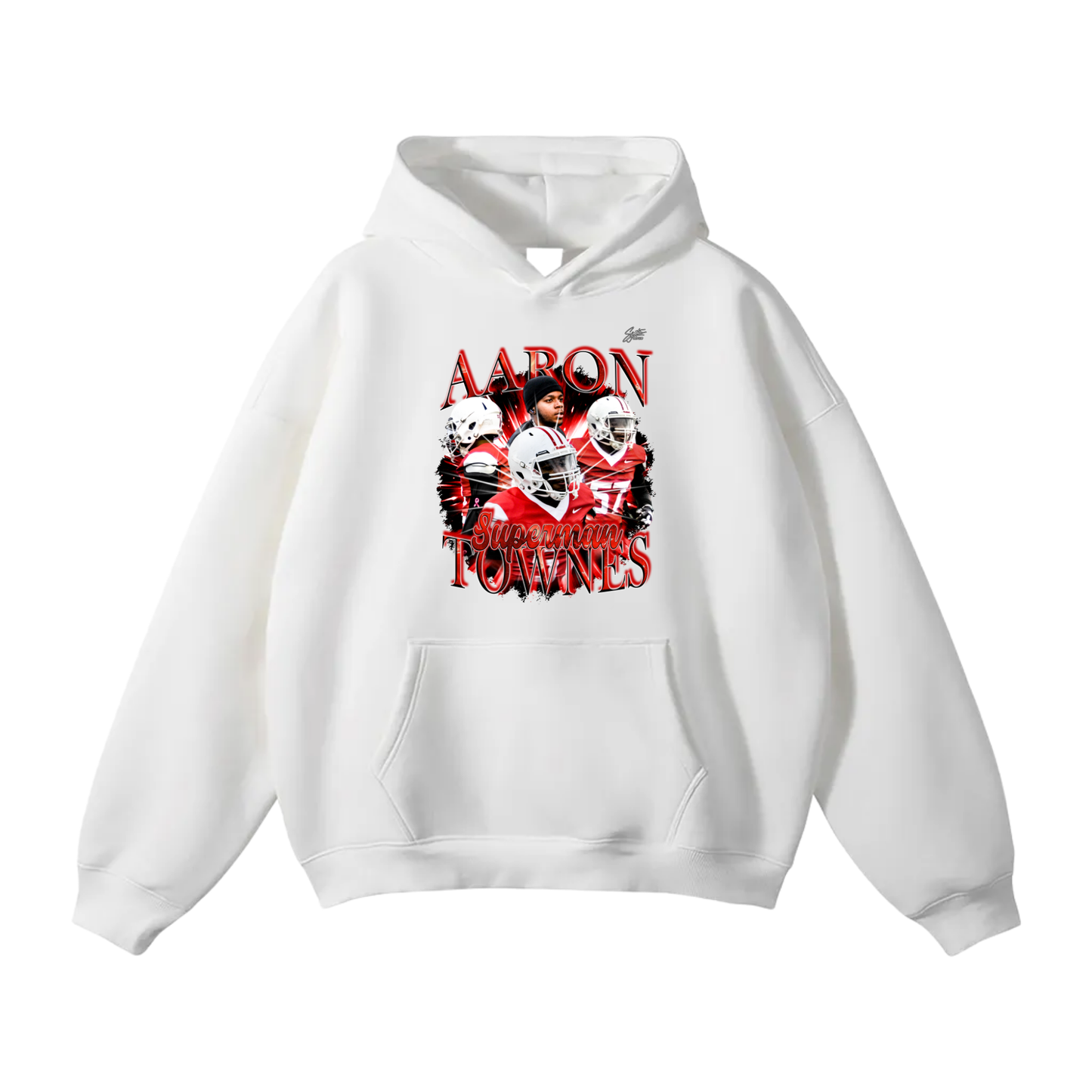 Aaron Townes Oversize Fleeced Hoodie