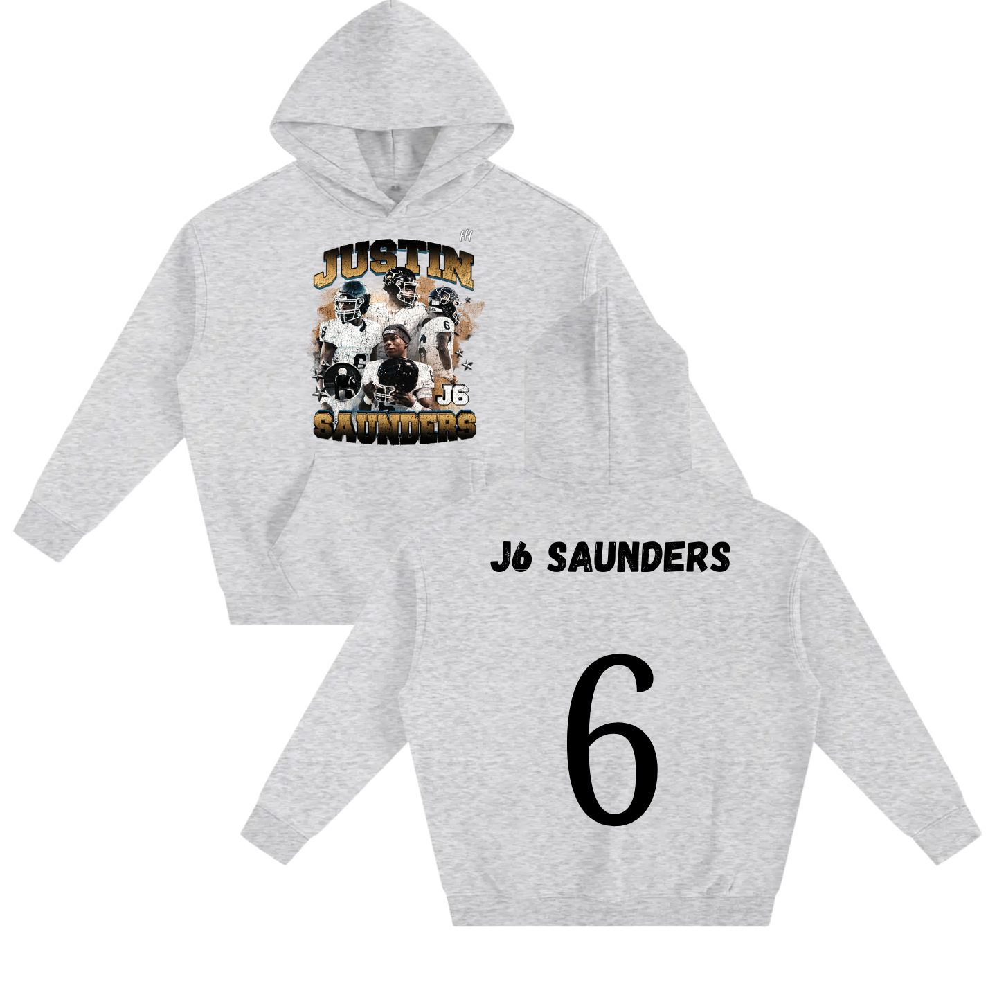 Justin Saunders Oversize Fleeced Hoodie