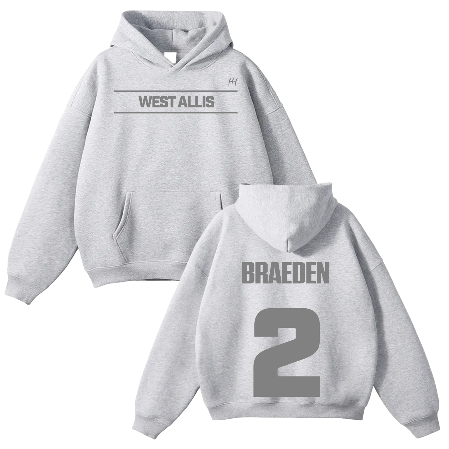 Braeden Schick Oversize Fleeced Hoodie