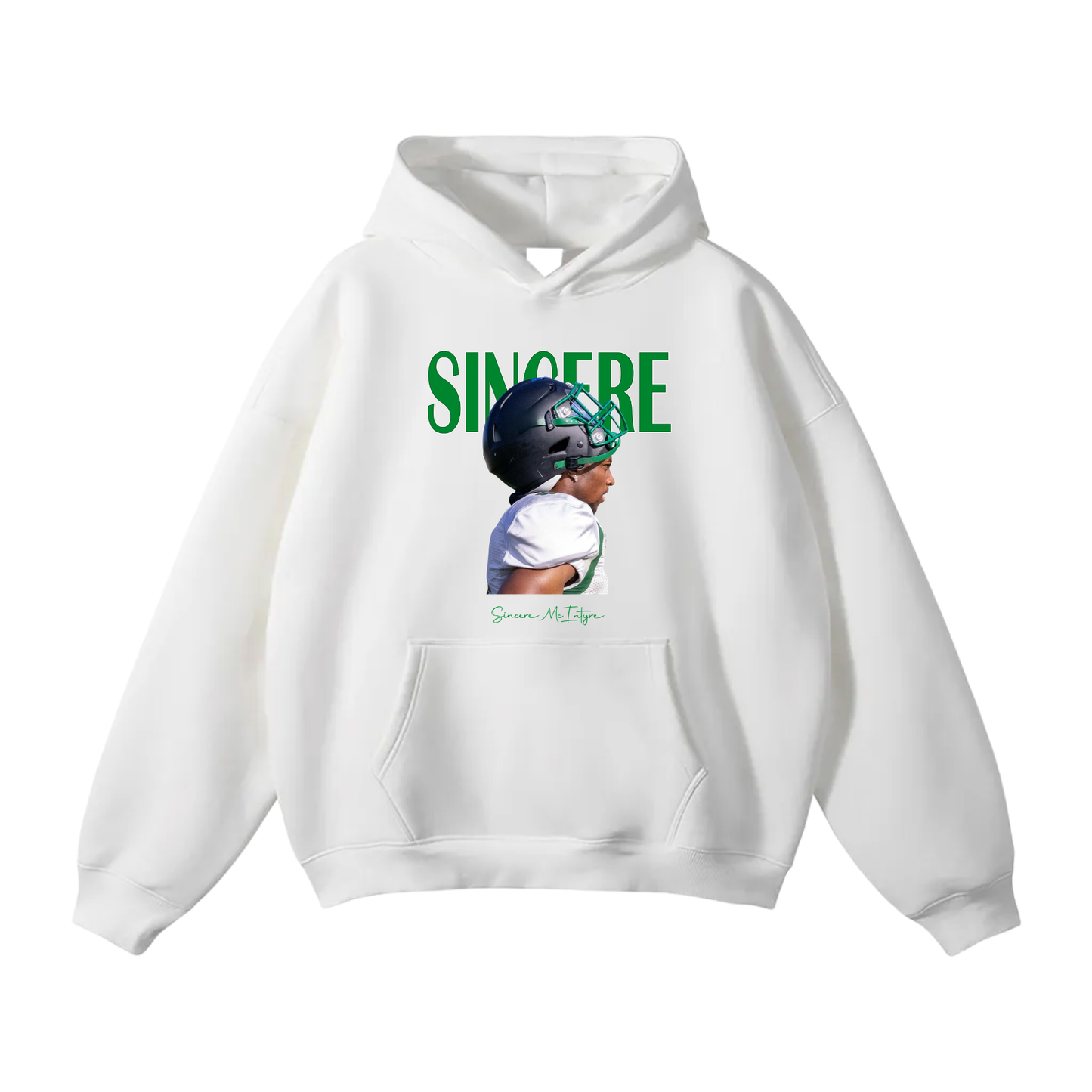 Sincere McIntyre Oversize Fleeced Hoodie